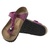 Birkenstock Womens Gizeh Braided Oiled Leather Sandals - Regular/Wide