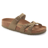 Birkenstock Womens Franca Vegan Canvas Sandals - Regular/Wide