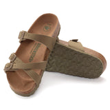 Birkenstock Womens Franca Vegan Canvas Sandals - Regular/Wide