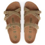 Birkenstock Womens Franca Vegan Canvas Sandals - Regular/Wide