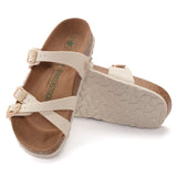 Birkenstock Womens Franca Vegan Canvas Sandals - Regular/Wide