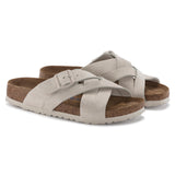 Birkenstock Lugano Soft Bed Suede Leather Sandal - Medium/Narrow