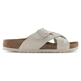 Birkenstock Lugano Soft Bed Suede Leather Sandal - Medium/Narrow