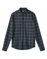 Rhone Mens Hardy Flannel Long Sleeve Shirt
