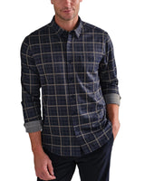 Rhone Mens Hardy Flannel Long Sleeve Shirt
