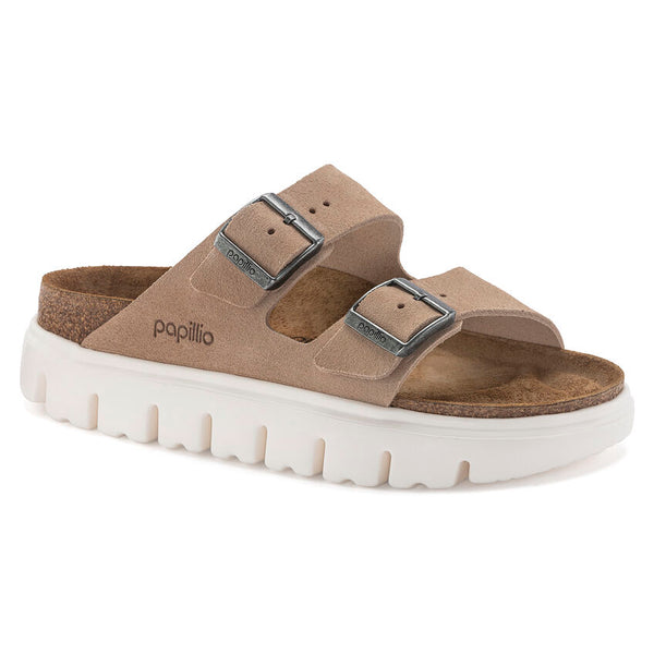 Birkenstock Womens Arizona Chunky Suede Leather Sandals - Medium/Narrow