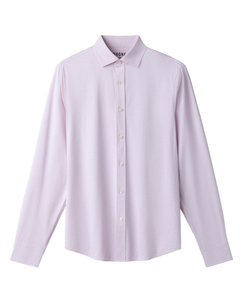 Rhone Mens Commuter Semi-Spread Collar Slim Fit Long Sleeve Shirt ShopCGX Rhone Mens Commuter Semi-Spread Collar Slim Fit Long Sleeve Shirt ShopCGX