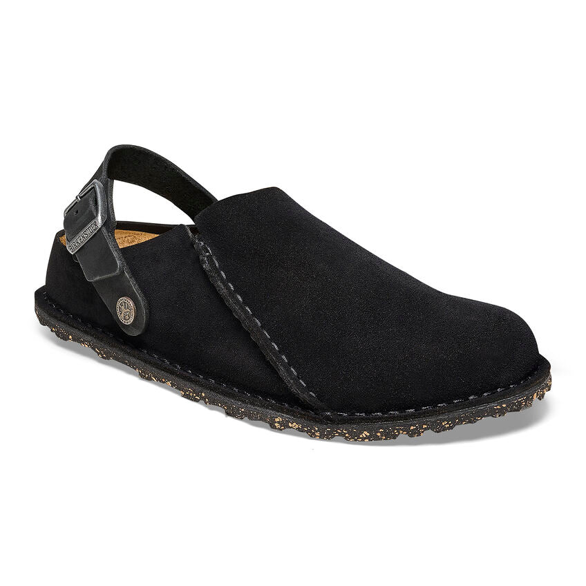 Birkenstock Lutry Suede Leather Clogs - Regular/Wide