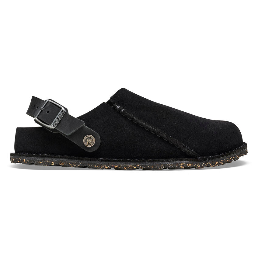 Birkenstock Lutry Suede Leather Clogs - Regular/Wide