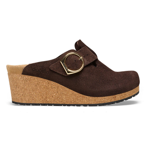 Birkenstock Womens Fanny Ring-Buckle Suede Leather Sandals - Medium/Narrow