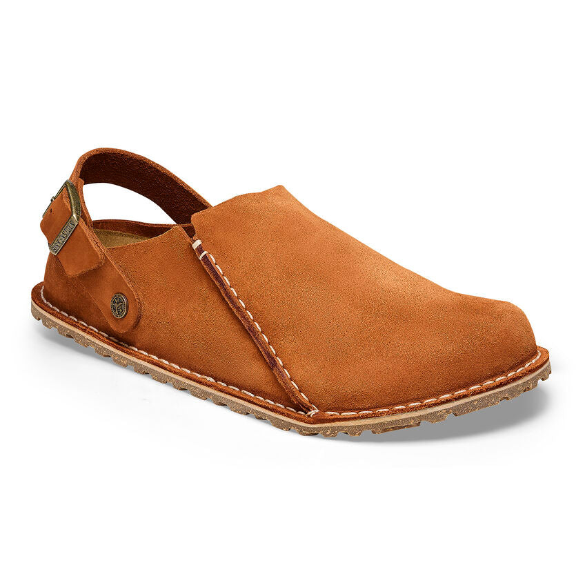 Birkenstock Lutry Suede Leather Clogs - Medium/Narrow – ShopCGX