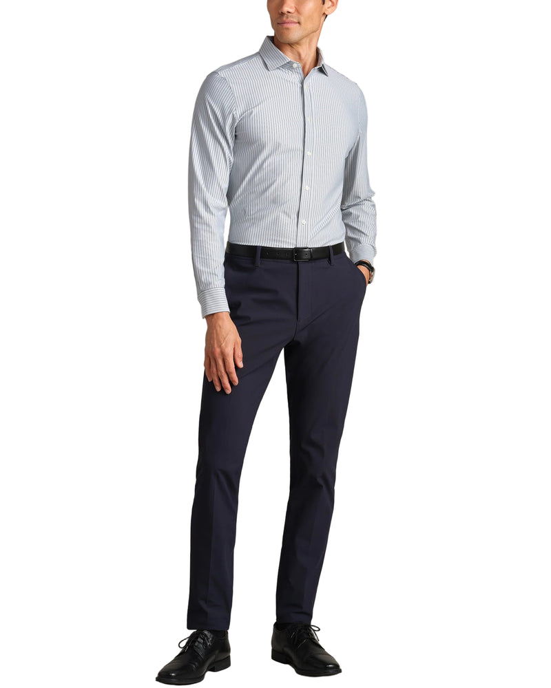 Rhone Mens Commuter Semi-Spread Collar Long Sleeve Shirt