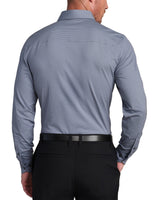 Rhone Mens Commuter Semi-Spread Collar Slim Fit Long Sleeve Shirt