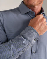 Rhone Mens Commuter Semi-Spread Collar Slim Fit Long Sleeve Shirt