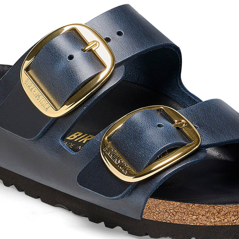 Birkenstock Womens Arizona Big Buckle Oiled Leather Sandals