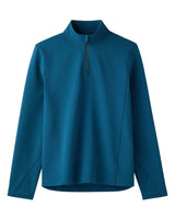 Rhone Mens Covert Rib 1/4 Zip Sweatshirt