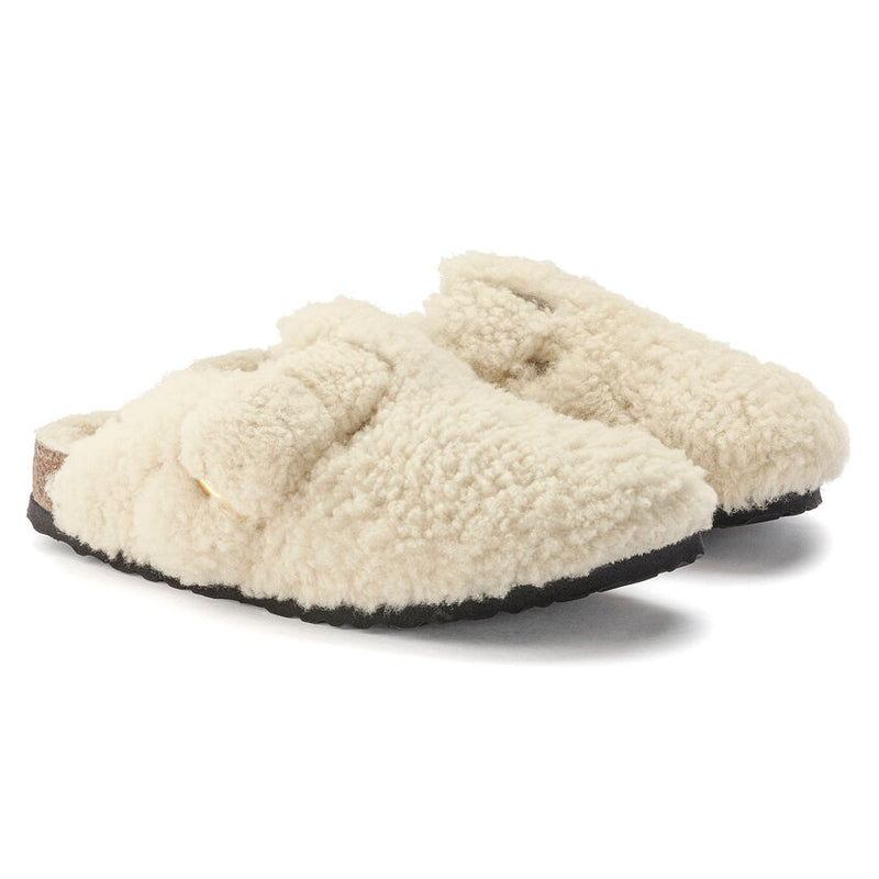 Birkenstock Womens Boston Big Buckle Shearling Clogs - Medium/Narrow