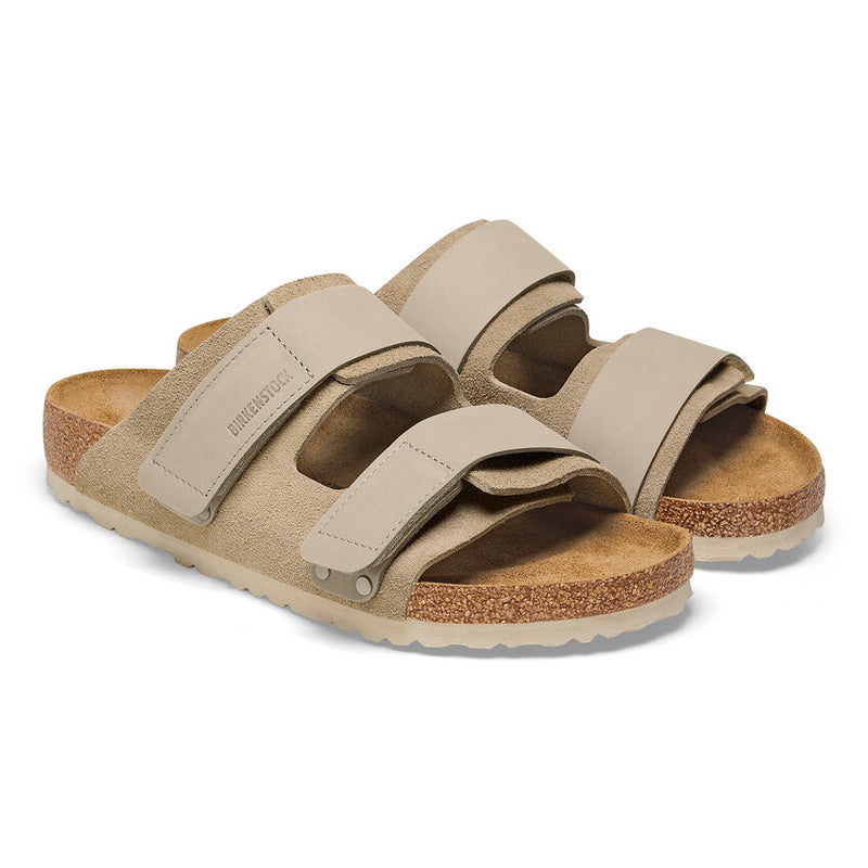 Birkenstock Uji Nubuck Suede Leather Sandals - Medium/Narrow