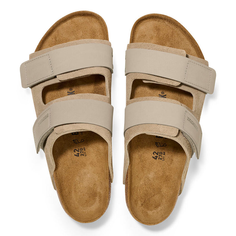 Birkenstock Uji Nubuck Suede Leather Sandals - Medium/Narrow