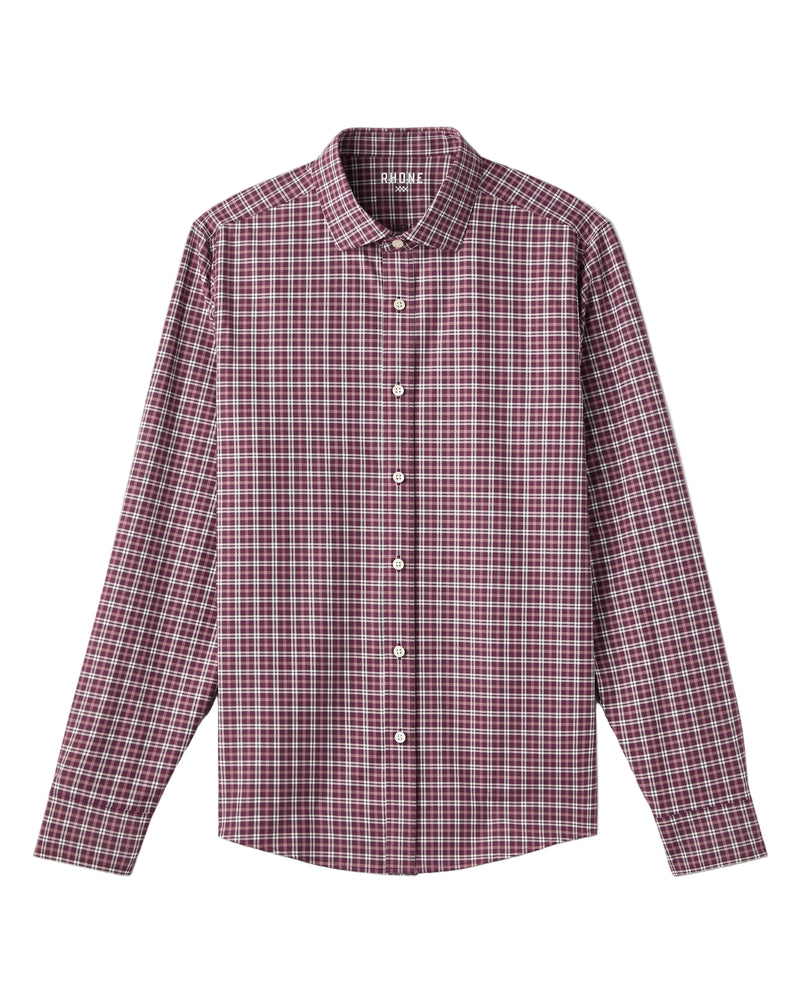 Rhone Mens State of Mind Slim Fit Long Sleeve Shirt