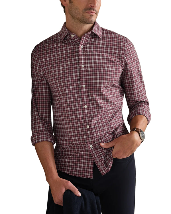 Rhone Mens State of Mind Slim Fit Long Sleeve Shirt