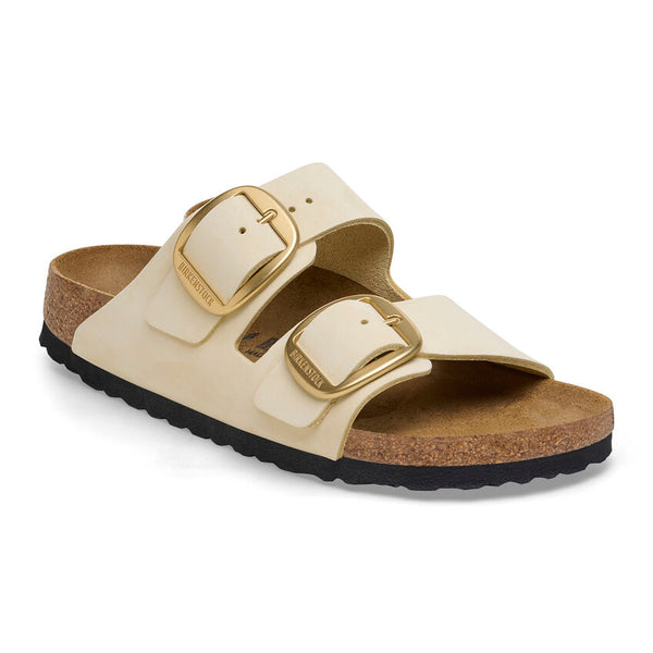 Birkenstock Womens Arizona Big Buckle Nubuck Leather Sandals - Medium/Narrow