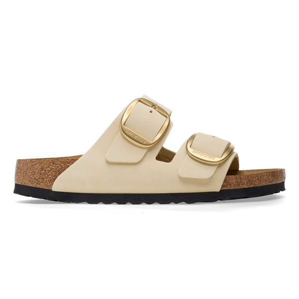 Birkenstock Womens Arizona Big Buckle Nubuck Leather Sandals - Medium/Narrow