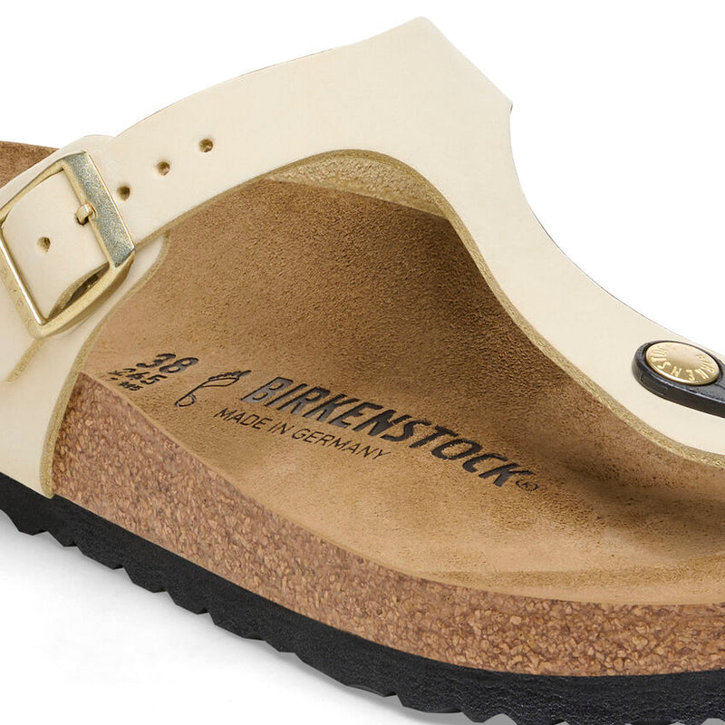 Birkenstock Womens Gizeh Nubuck Leather Sandals - Regular/Wide