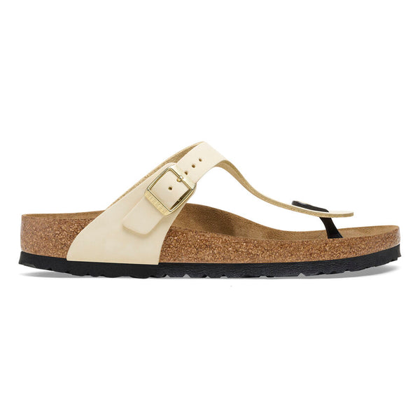 Birkenstock Womens Gizeh Nubuck Leather Sandals - Regular/Wide