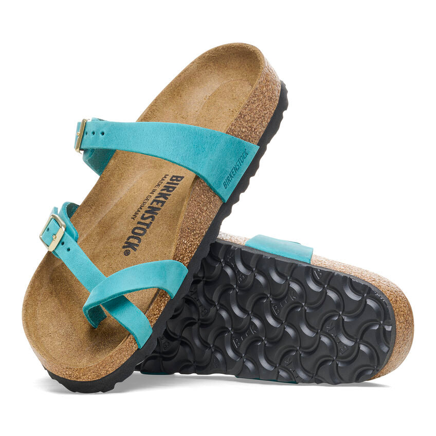 Birkenstock Womens Mayari Oiled Leather Sandals - Regular/Wide