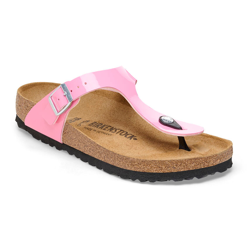 Birkenstock Womens Gizeh Birko-Flor Patent Sandals Regular/Wide