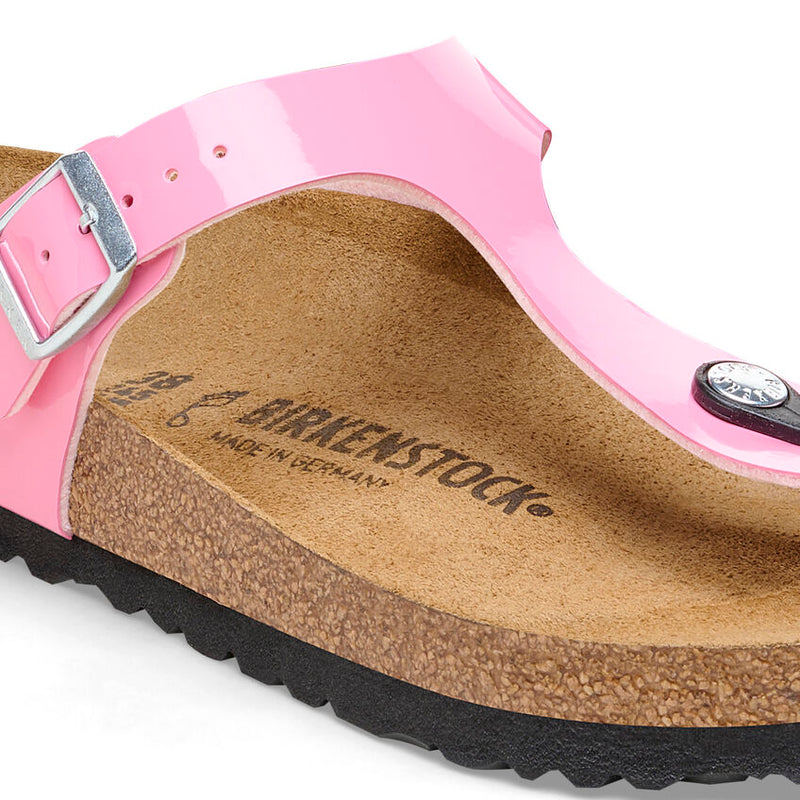 Birkenstock Womens Gizeh Birko-Flor Patent Sandals - Regular/Wide