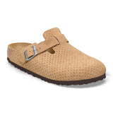 Birkenstock Boston Suede Embossed Clogs - Medium/Narrow