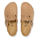 Birkenstock Boston Suede Embossed Clogs - Medium/Narrow