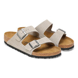 Birkenstock Arizona Suede Embossed Sandals - Medium/Narrow
