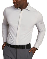 Rhone Mens Commuter Semi Spread Collar Slim Fit Long Sleeve Shirt