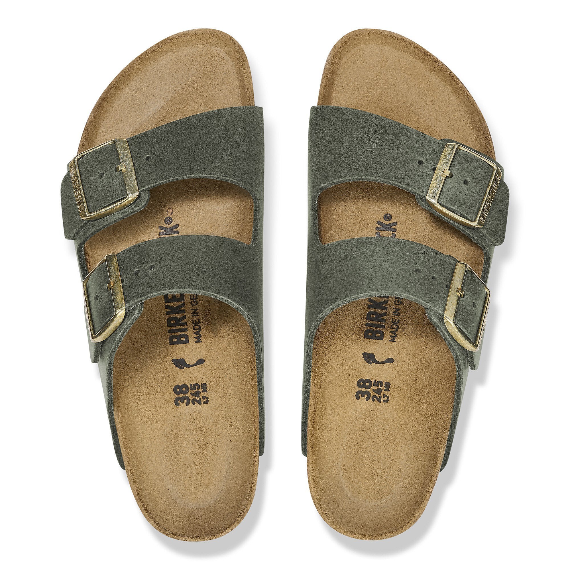 Birkenstock Arizona Oiled Leather Sandals- Medium/Narrow