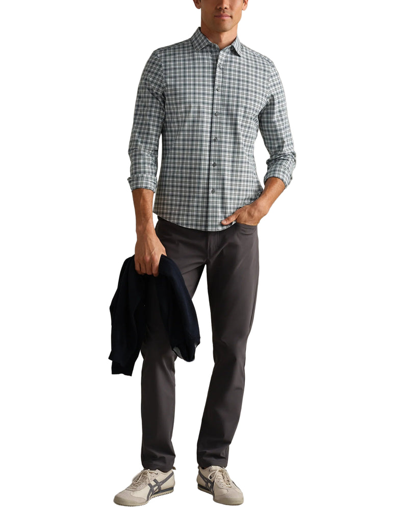 Rhone Mens State of Mind Slim Fit Long Sleeve Shirt