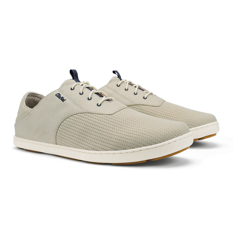 OluKai Mens Nohea Moku No Tie Boat Shoes