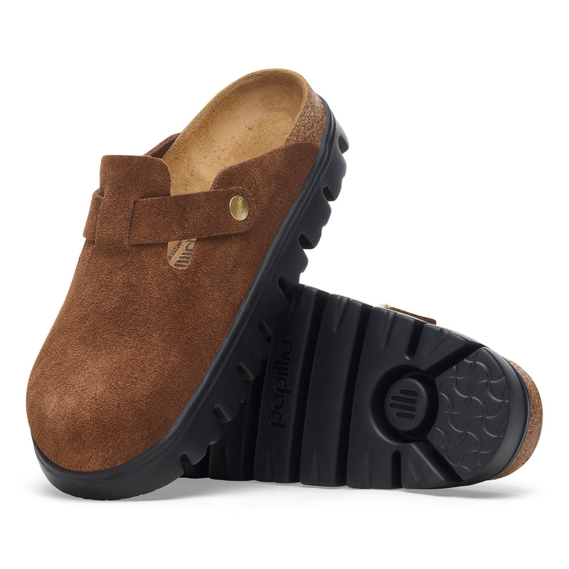 Birkenstock Boston Chunky Suede Leather Clog - Medium/Narrow