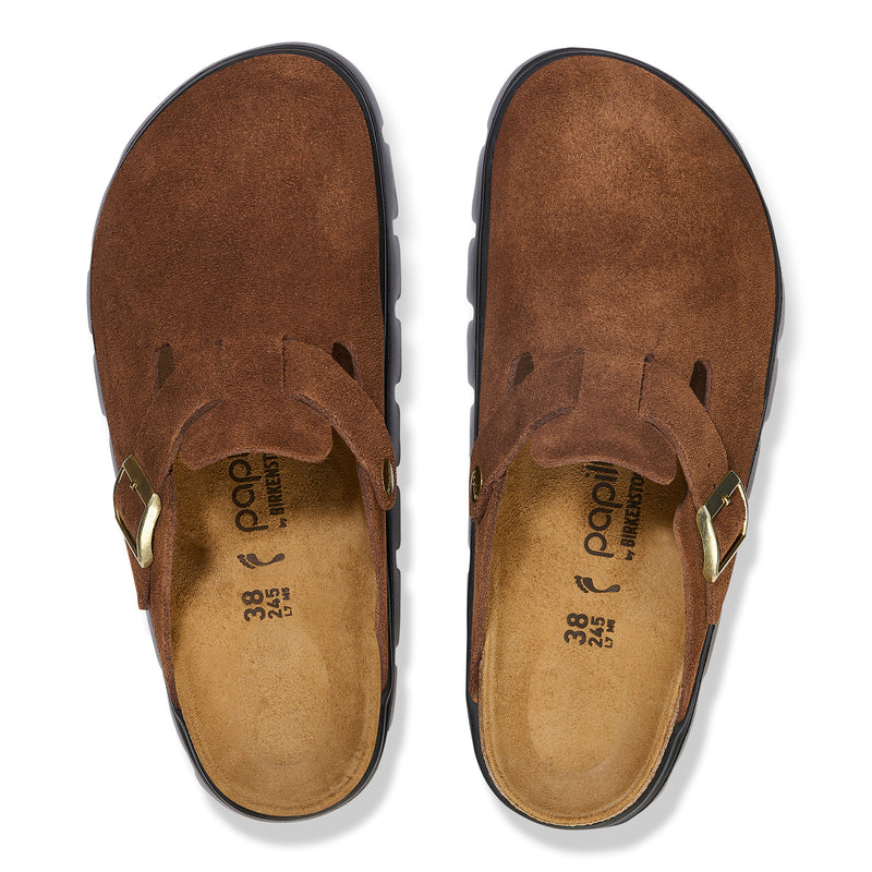Birkenstock Boston Chunky Suede Leather Clog - Medium/Narrow