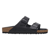 Birkenstock Womens Arizona Woven Embossed Leather Sandals - Regular/Wide