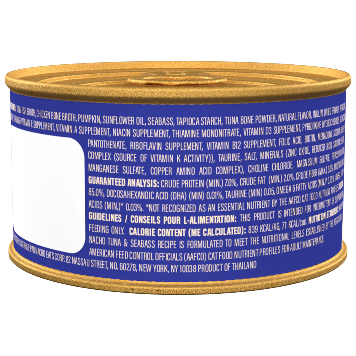 Made By Nacho Flaked Tuna & Bonito Cat Food - 3 oz.