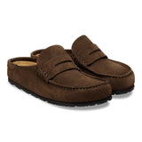 Birkenstock Naples Wrapped Suede Leather Clogs - Regular/Wide