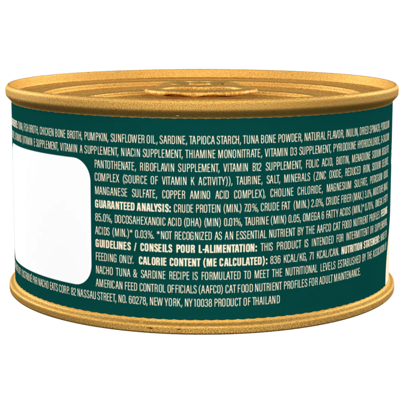 Made By Nacho Flaked Tuna & Sardine Cat Food - 3 oz.