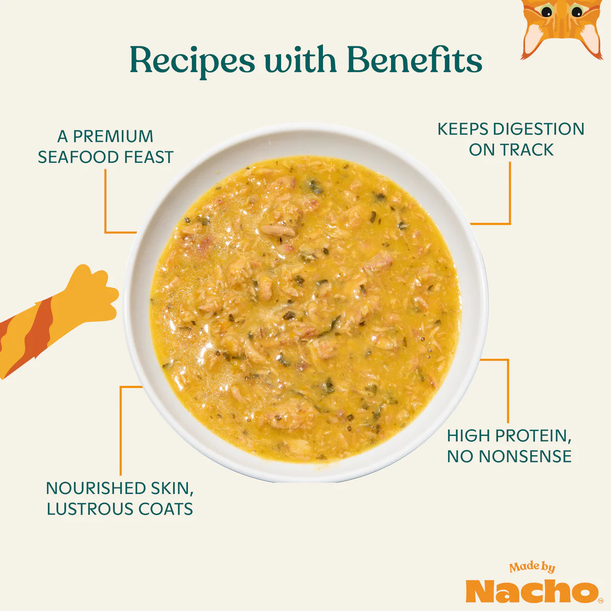 Made By Nacho Flaked Tuna & Sardine Cat Food - 3 oz.