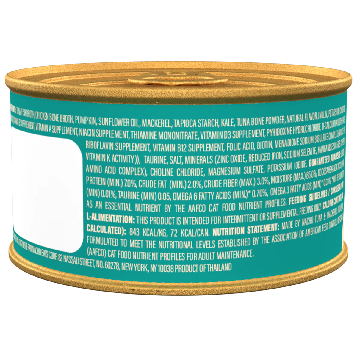 Made By Nacho Flaked Tuna and Mackerel Cat Food - 3 oz.