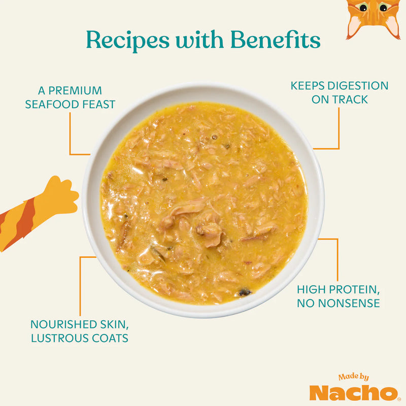 Made By Nacho Flaked Tuna and Mackerel Cat Food - 3 oz.