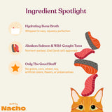 Made By Nacho Lickable Mousse Treats - Salmon & Tuna - 0.5 oz.