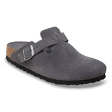 Birkenstock Boston Soft Footbed Suede Leather Clogs
